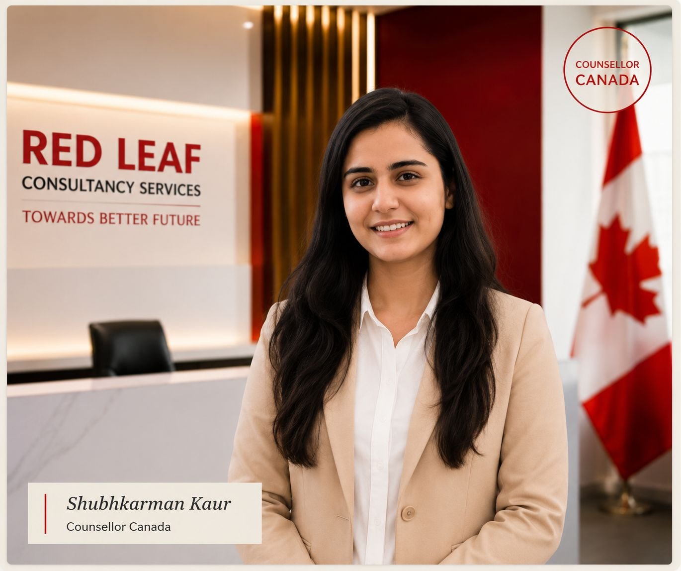 Tejinder Kaur — Canada Counsellor, Red Leaf Consultancy Services
